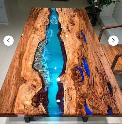 Epoxy River Table photo 1