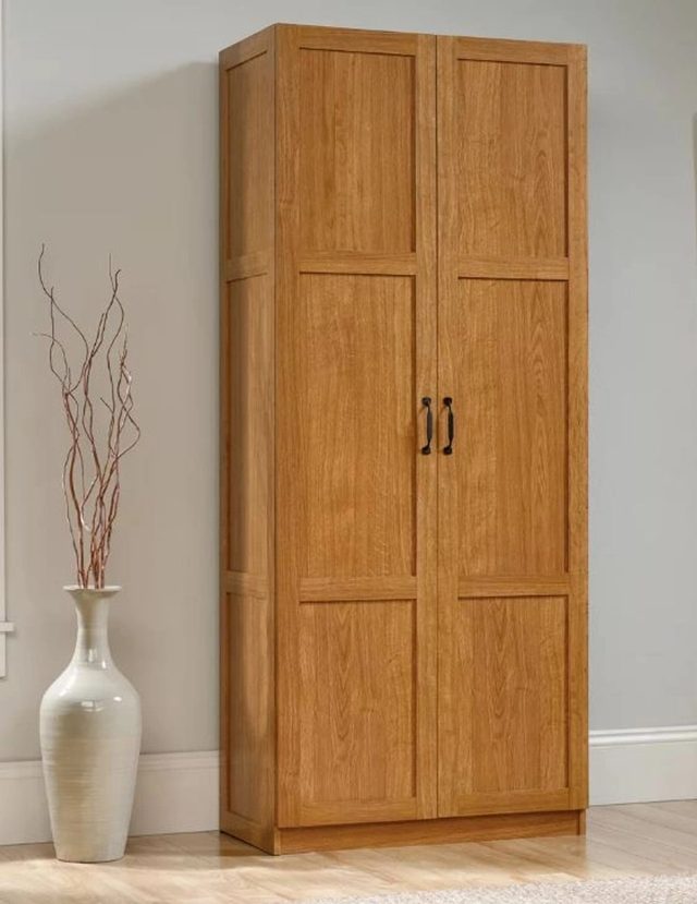 Oak Pantry Cabinet — Solid oak